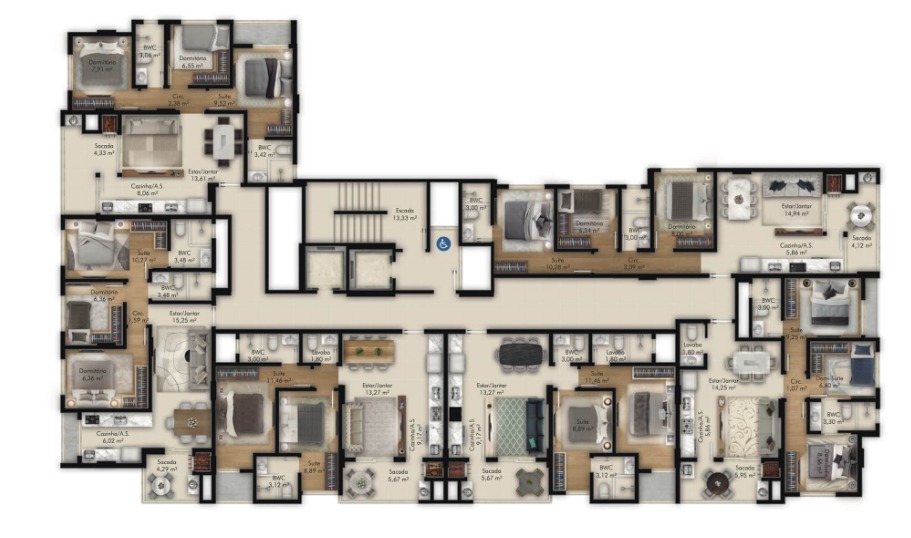 Apartamento, 2 quartos, 67 m² - Foto 12