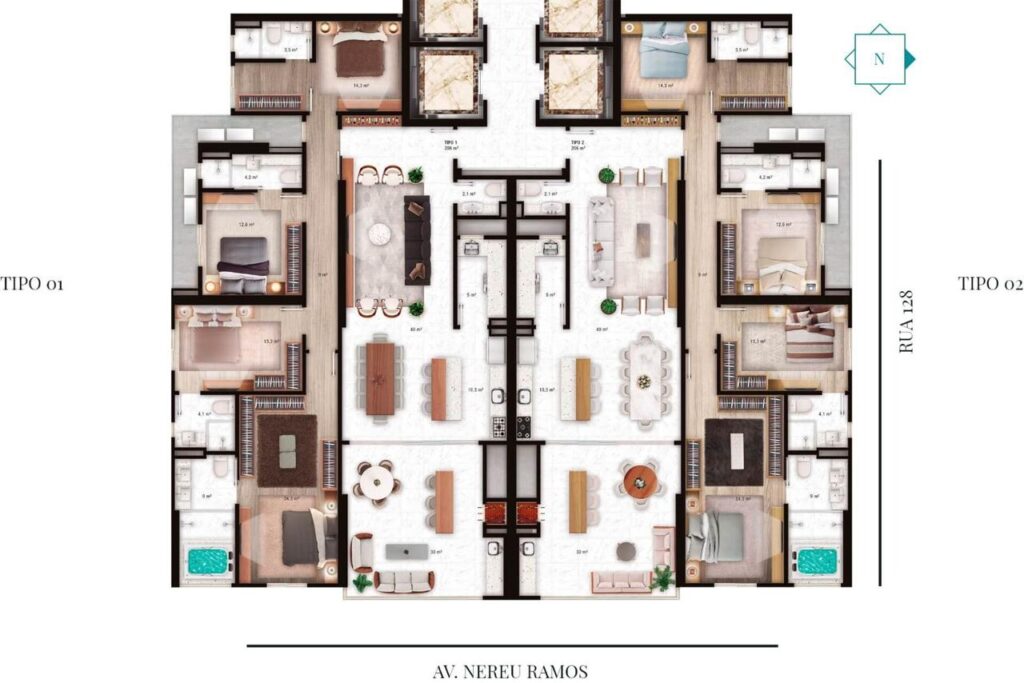 Apartamento, 4 quartos, 206 m² - Foto 26