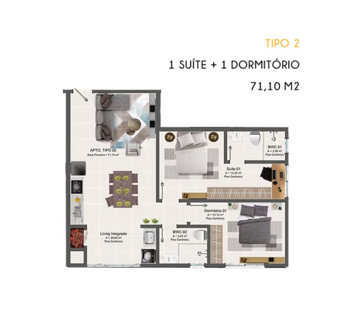 Apartamento, 2 quartos, 71 m² - Foto 27