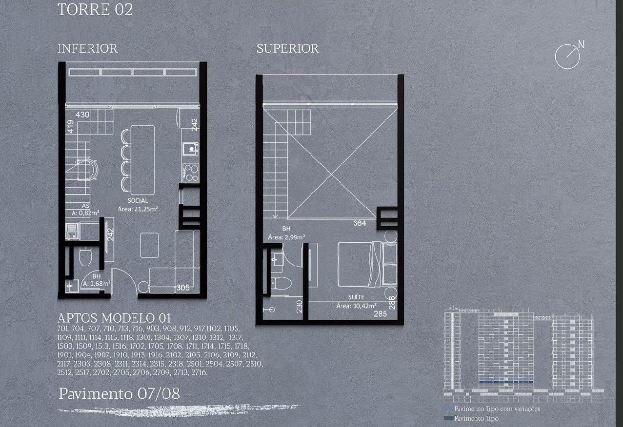 Apartamento, 1 quarto, 49 m² - Foto 10