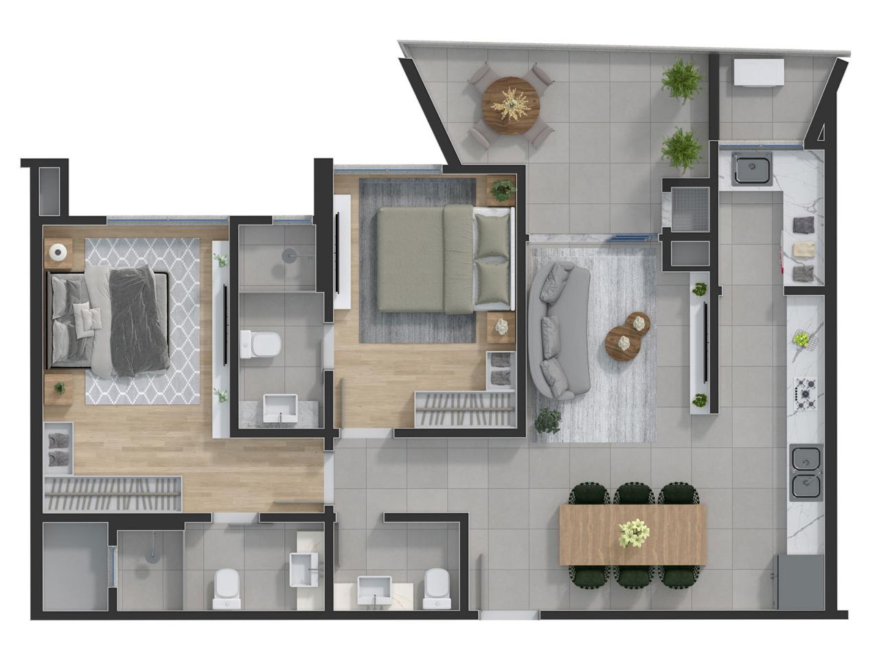 Apartamento, 3 quartos, 120 m² - Foto 20