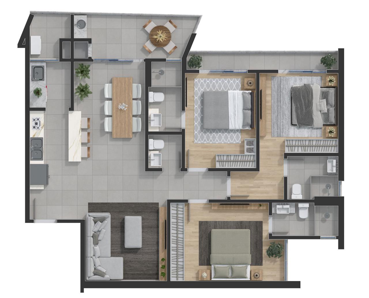 Apartamento, 3 quartos, 120 m² - Foto 17