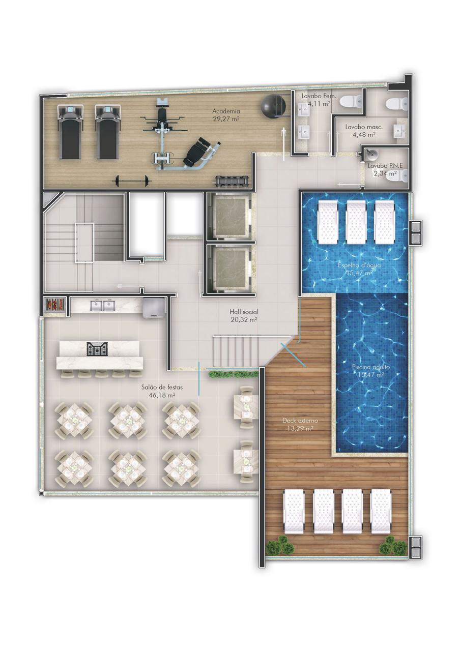Apartamento, 2 quartos, 60 m² - Foto 18