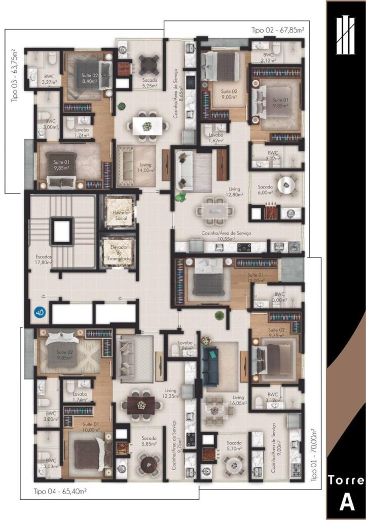 Apartamento, 2 quartos, 67 m² - Foto 20