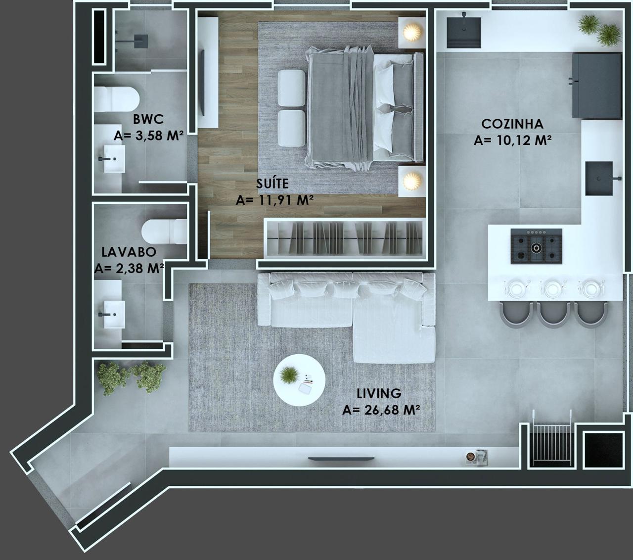 Apartamento, 2 quartos, 71 m² - Foto 15
