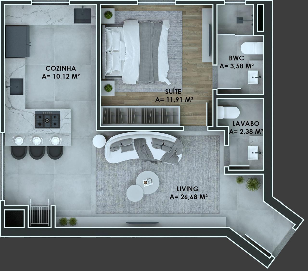 Apartamento, 2 quartos, 71 m² - Foto 10