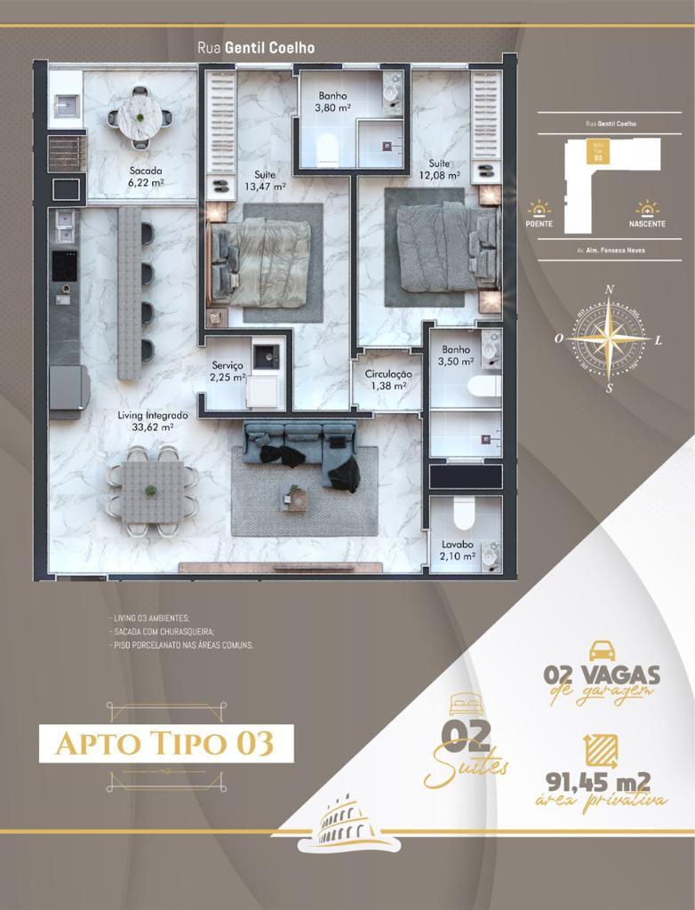 Apartamento, 2 quartos, 92 m² - Foto 30