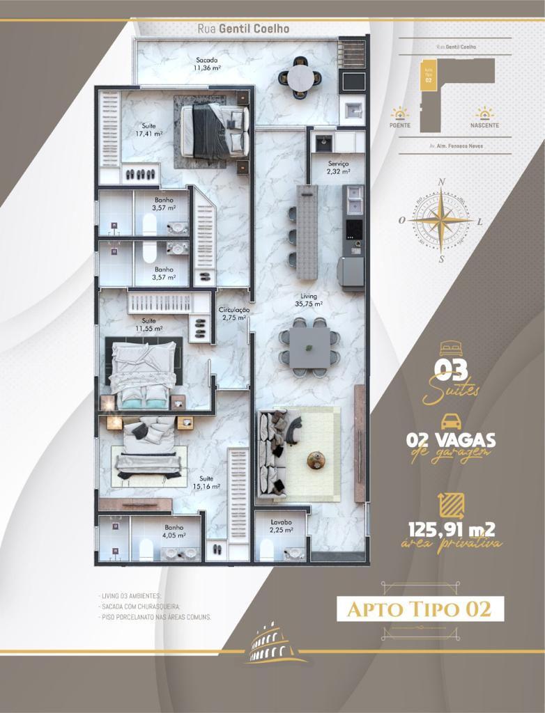 Apartamento, 2 quartos, 92 m² - Foto 29