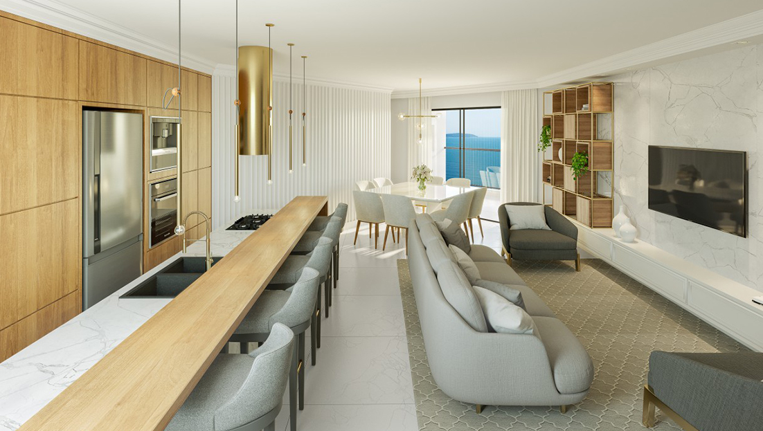  - Apartamento com vista para o mar à venda com 120m² por R$ 2.700.000,00