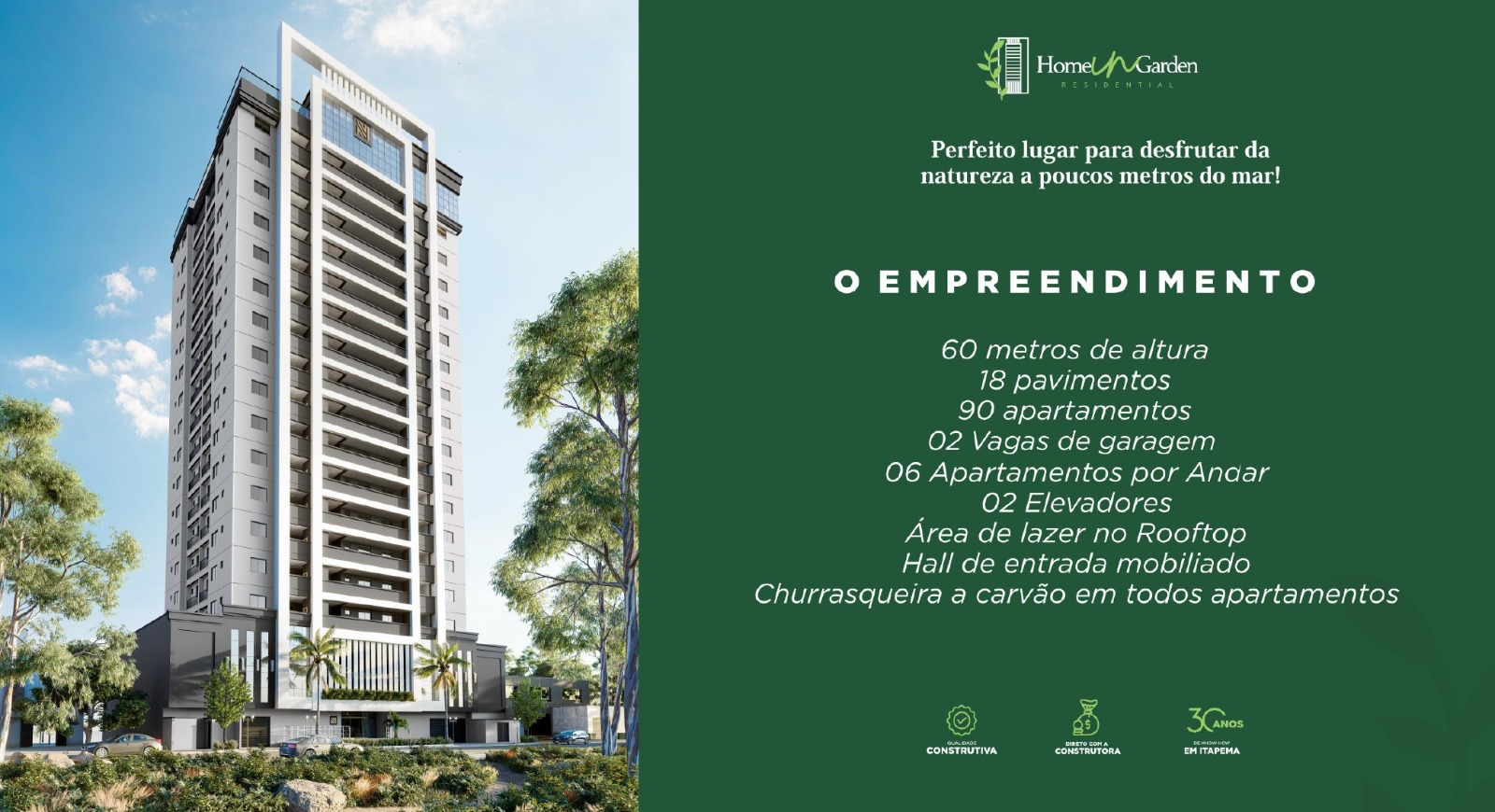  - Apartamento à venda com 70.25m² por R$ 850.000,00