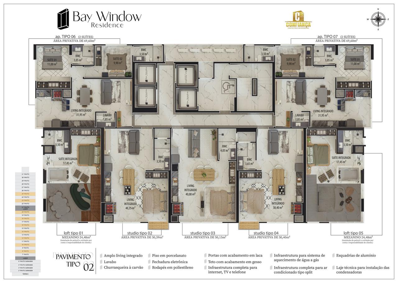 Apartamento, 2 quartos, 77 m² - Foto 16